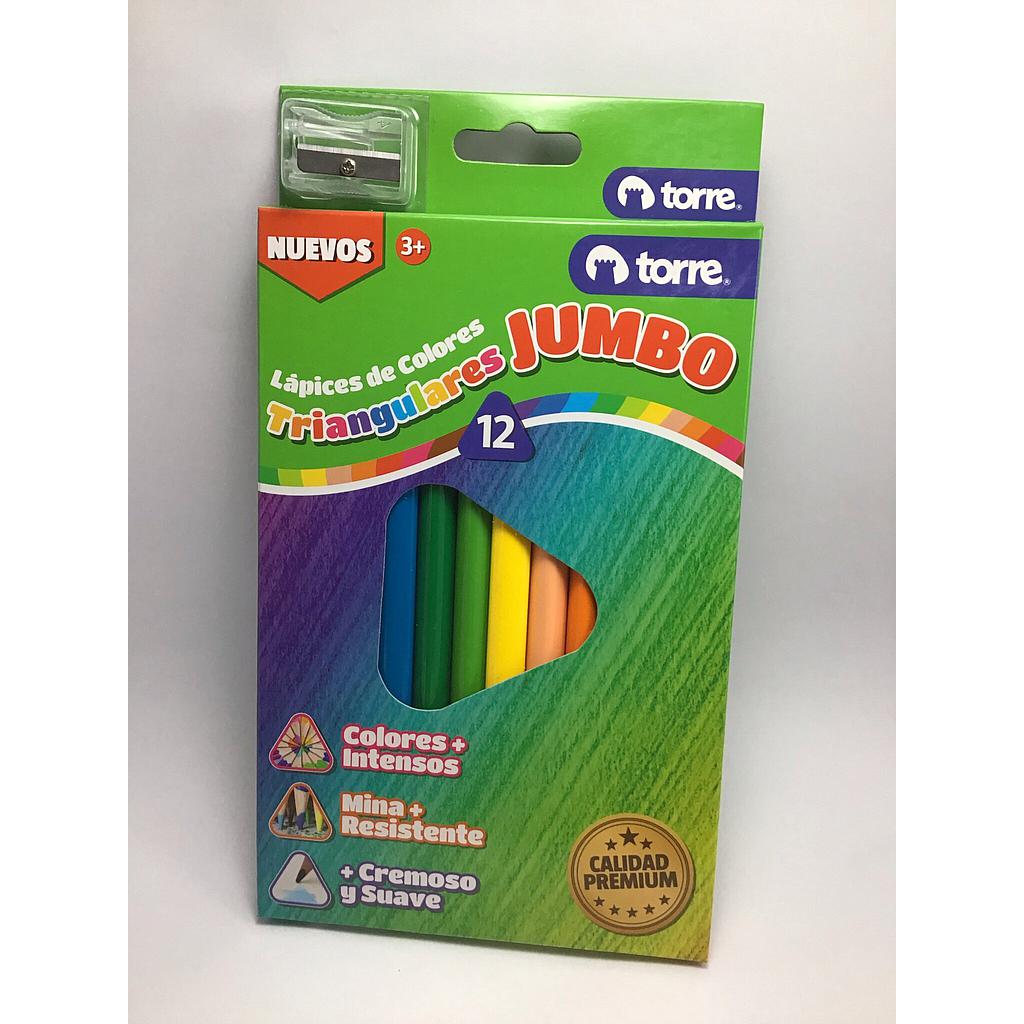 Lápiz Color Jumbo Torre 12 Col.